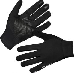Rękawiczki rowerowe męskie Endura FS260-Pro Thermo reflective. Czarne rękawiczki ENDURA, bez wzorów, z elastanu. Za 129.99 zł.