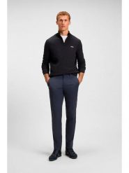 Hugo Boss Sweter w kolorze granatowym rozmiar: M. Niebieskie swetry nierozpinane HUGO BOSS, m, bez wzorów, z bawełny, bez kołnierzyka, bez ramiączek. Za 416.95 zł.