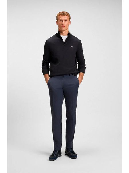 Hugo Boss Fashion Sweter w kolorze granatowym rozmiar: XXL. Niebieskie swetry nierozpinane Hugo Boss Fashion, xxl, bez wzorów, z bawełny, bez kołnierzyka, bez ramiączek. Za 436.95 zł.