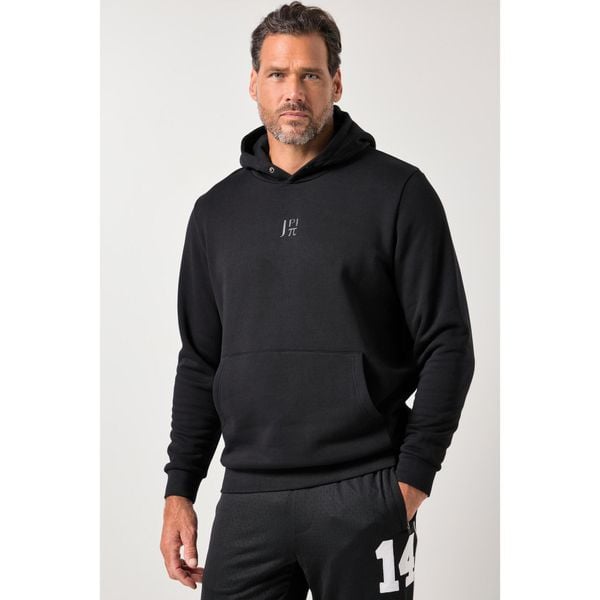 Męska Bluza z kapturem fitness kaptur kieszeń kangurka nadruk na plecach. Czarne bluzy JAY-PI, m, bez wzorów, z bawełny, z kapturem. Za 349.99 zł.