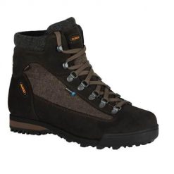 Buty trekkingowe męskie Aku Slope Warm Gtx. Brązowe buty trekkingowe Aku, bez wzorów, z materiału, za kostkę, bez zapięcia, trekkingowe. Za 807.99 zł.