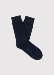 Granatowe skarpetki męskie. Skarpety Pako Lorente, bez wzorów. Za 39.99 zł.