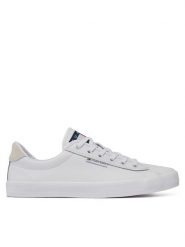 Tommy Jeans Sneakersy Th Central Cc And Coin Biały. Białe buty sportowe casual Tommy Jeans, bez wzorów, z jeansu, bez zapięcia. Za 309.99 zł.
