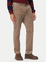 Tommy Hilfiger Chinosy MW0MW44822 Khaki Regular Fit. Brązowe eleganckie spodnie Tommy Hilfiger, m, z bawełny. Za 483.99 zł.