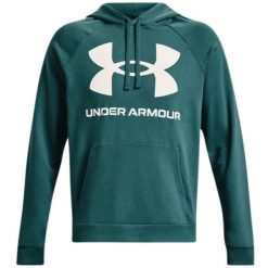 Bluza męska Under Armour Rival Fleece Big Logo HD. Białe bluzy Under Armour, l, bez wzorów, bez kaptura. Za 304.58 zł.