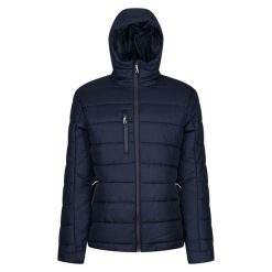 Męska Ocieplana Kurtka Navigate. Niebieskie kurtki Regatta, m, bez wzorów, z puchu, bez kaptura. Za 319.99 zł.