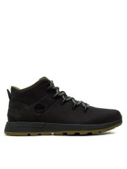 Timberland Sneakersy Mid Lace Sneaker TB0A6DQDELK Czarny. Czarne buty sportowe casual Timberland, bez wzorów, z nubiku, bez zapięcia. Za 649.99 zł.
