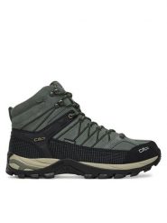 CMP Trekkingi Rigel Mid Wp Waterproof 3Q12947 Zielony. Zielone botki sznurowane CMP, bez wzorów, z nubiku, bez obcasa, bez zapięcia. Za 529.99 zł.
