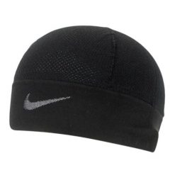 Dzianinowa Czapka DriFIT. Czarne czapki zimowe Nike, bez wzorów, z dzianiny. Za 230.50 zł.