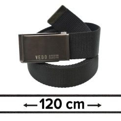 Pasek Materiałowy, Czarny 120 cm, Militarny Solidny, Klamra Zamykana Manualnie -Pako Jeans. Czarne paski Pako Jeans, bez wzorów, z jeansu, klasyczne. Za 45.00 zł.