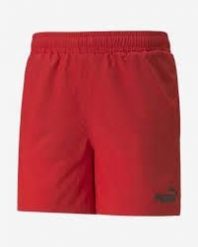 Szorty męskie sportowe TAPE CRO BANADOR. Czerwone krótkie spodenki sportowe Puma, l, bez wzorów, z materiału. Za 68.00 zł.