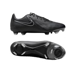 Buty męskie korki Nike PHANTON GX II ACADEMY FG/MG. Czarne buty sportowe casual Nike, bez wzorów, bez zapięcia. W wyprzedaży za 269.00 zł.