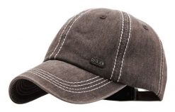 Czapka z Daszkiem, Brązowa z Przeszyciami, Fastryga, Letnia, 100% BAWEŁNA, Przewiewna -Pako Jeans. Brązowe czapki z daszkiem Pako Jeans, na lato, bez wzorów, z bawełny. Za 49.00 zł.