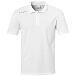 Polo Uhlsport Essential. Białe koszulki polo Uhlsport, m, bez wzorów, z polaru, bez kołnierzyka, bez ramiączek. Za 166.50 zł.