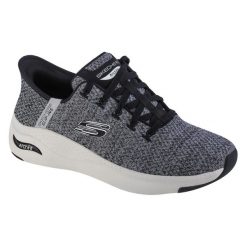 Buty sportowe Sneakersy męskie, Skechers Arch Fit-New Verse. Szare buty sportowe casual Skechers, bez wzorów, bez zapięcia. Za 399.99 zł.