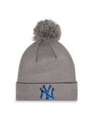New Era Czapka Infill Bobble Nyy 60364328 Szary. Szare czapki zimowe New Era, bez wzorów, z materiału. Za 149.99 zł.