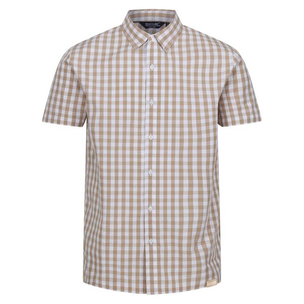 Koszula Męska W Kratkę Denmoor. Białe koszule Regatta, m, bez wzorów, bez kołnierzyka, bez ramiączek. Za 55.99 zł.