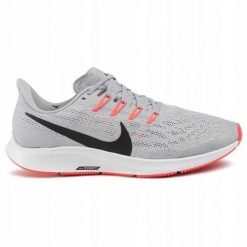 Buty treningowe męskie Nike Air Zoom Pegasus 36. Szare buty treningowe Nike, bez wzorów, z materiału, na fitness i siłownię. Za 844.00 zł.