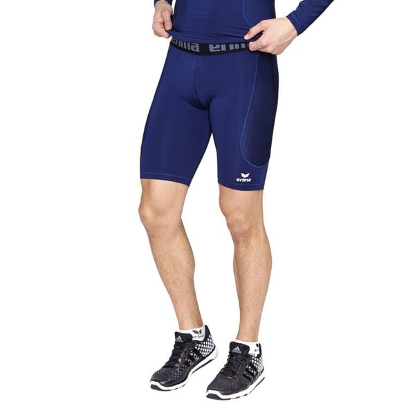 Spodenki kompresyjne Erima. Niebieskie bielizna termoaktywna Erima, xl, bez wzorów, bez ramiączek, do piłki nożnej. Za 154.00 zł.