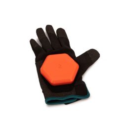 Rękawiczki do slide'owania na longboardzie freeride 500. Czarne rękawiczki Decathlon, bez wzorów, z materiału. Za 139.99 zł.