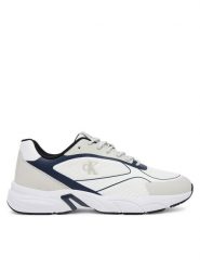 Calvin Klein Jeans Sneakersy Retro Tennis Low Knit Mix YM0YM01310 Biały. Białe buty sportowe casual Calvin Klein Jeans, bez wzorów, z jeansu, bez zapięcia. Za 369.99 zł.