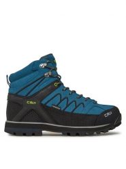 CMP Trekkingi Moon Mid Wp Waterproof 31Q4797 Granatowy. Niebieskie botki sznurowane CMP, bez wzorów, ze skóry, bez obcasa, bez zapięcia. Za 399.99 zł.