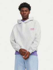 Jack&Jones Bluza Santorini 12253126 Biały Oversize. Białe bluzy Jack&Jones, m, bez wzorów, z syntetyku, bez kaptura. Za 109.99 zł.