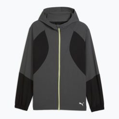 Kurtka do biegania męska PUMA Run Ultraweave Hooded. Szare kurtki Puma, m, bez wzorów, bez kaptura, do biegania. Za 309.99 zł.
