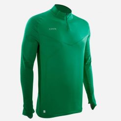Bluza do piłki nożnej Kipsta CLR Club. Zielone bluzy KIPSTA, s, bez wzorów, z materiału, bez kaptura. Za 169.99 zł.
