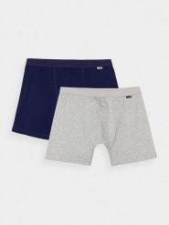 4F Bielizna bokserki (2-pack) męskie - multikolor S. Bokserki 4F, m, bez wzorów, z bawełny. W wyprzedaży za 39.99 zł.