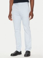 Tommy Hilfiger Chinosy Deton MW0MW37873 Błękitny Slim Fit. Niebieskie eleganckie spodnie Tommy Hilfiger, m, z bawełny. Za 239.99 zł.