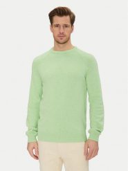 Blend Sweter 20717701 Zielony Regular Fit. Zielone swetry rozpinane Blend, m, bez wzorów, z bawełny, bez kołnierzyka, bez ramiączek. Za 139.99 zł.