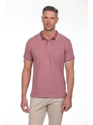 The Time of Bocha Koszulka polo w kolorze jasnoróżowym rozmiar: XL. Różowe koszulki polo The Time of Bocha, xl, bez wzorów, z bawełny, bez kołnierzyka, bez ramiączek. Za 104.99 zł.