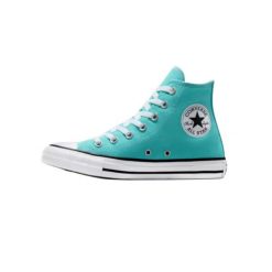 Buty Converse All Stars Klasyczne Niebieskie. Niebieskie sztyblety Converse, z aplikacjami, z materiału, bez obcasa, bez zapięcia. Za 302.60 zł.