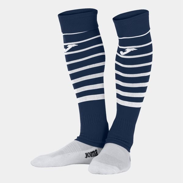Skarpetki Joma Medias Premier Ii Marino Blanco Dorosłych. Niebieskie skarpetki sportowe Joma, bez wzorów, z materiału. Za 121.99 zł.