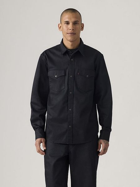 Levi's Koszula w kolorze czarnym rozmiar: L. Czarne koszule Levi's®, l, bez wzorów, z bawełny, bez kołnierzyka, bez ramiączek. Za 157.35 zł.