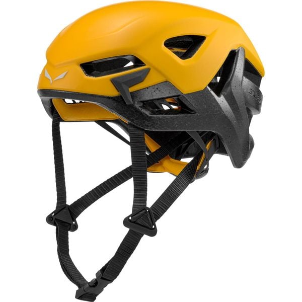 Kask wspinaczkowy Aria od SALEWA, kolor złoty. Żółte piżamy Salewa, m, bez wzorów, bez ramiączek. Za 395.30 zł.