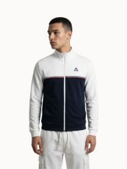 Bluza Le Coq Sportif Tri SP. Białe bluzy bez kaptura le coq sportif, l, bez wzorów, z materiału, bez kaptura. Za 439.50 zł.