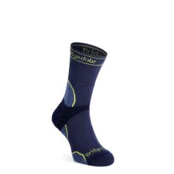 Skarpety biegowe Bridgedale Trail Run Midweight T2 Merino Sport Crew. Czarne skarpetki sportowe Bridgedale, bez wzorów. Za 85.99 zł.