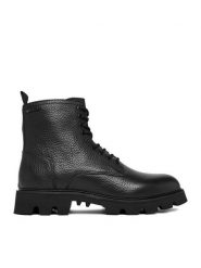 G-Star Raw Trzewiki EO-ROWHIDE-03 MI08 Czarny. Czarne botki sznurowane G-Star Raw, bez wzorów, ze skóry, bez obcasa, bez zapięcia. Za 299.99 zł.