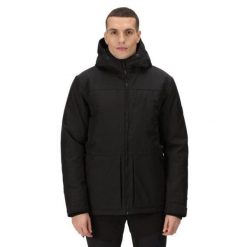 Kurtka podgrzewana dla mężczyzn Regatta Volter Shield IV. Czarne kurtki Regatta, m, bez wzorów, bez kaptura. Za 499.99 zł.