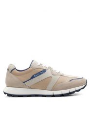 Badura Sneakersy JEFFREY-04 MI08 Beżowy. Brązowe buty sportowe casual Badura, bez wzorów, ze skóry, bez zapięcia. Za 319.99 zł.