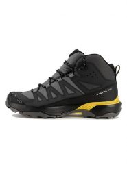 SALOMON Buty trekkingowe "X Ultra 360 GTX" w kolorze czarno-żółtym rozmiar: 44. Czarne buty trekkingowe Salomon, bez wzorów, z gore-texu, bez zapięcia. Za 565.65 zł.