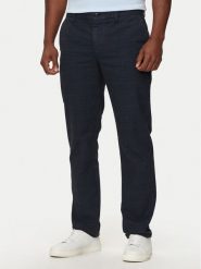 Tommy Hilfiger Chinosy Denton MW0MW35644 Granatowy Straight Fit. Niebieskie eleganckie spodnie Tommy Hilfiger, m, z bawełny. Za 449.99 zł.