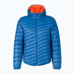 Kurtka puchowa męska CMP Fix Hood. Szare kurtki CMP, m, bez wzorów, z puchu, bez kaptura. Za 239.99 zł.