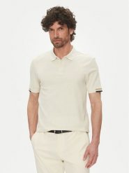BOSS Polo Parlay 147 50467113 Écru Regular Fit. Koszulki polo Boss, m, bez wzorów, z bawełny, bez kołnierzyka, bez ramiączek. Za 399.99 zł.