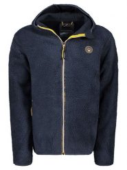 Geographical Norway Kurtka polarowa "Ucherpim" w kolorze granatowym rozmiar: S. Niebieskie kurtki Geographical Norway, s, bez wzorów, z polaru, bez kaptura. Za 131.45 zł.