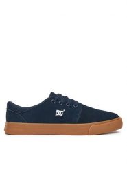 DC Sneakersy SS25-3C015 Granatowy. Niebieskie buty sportowe casual DC, bez wzorów, ze skóry, bez zapięcia. Za 229.99 zł.
