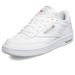 Buty Club C 85 Rozmiar 43 Biały - 100000154. Białe buty sportowe casual Reebok, bez wzorów, z materiału, bez zapięcia. Za 328.30 zł.