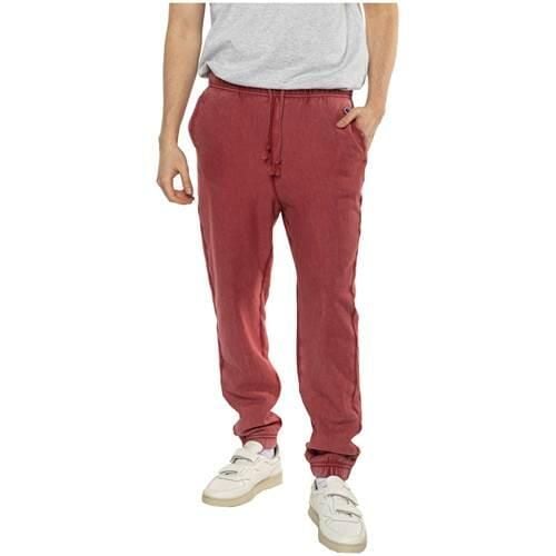 Spodnie sportowe męskie Champion Elastic Cuff. Czerwone eleganckie półbuty Champion, bez wzorów, z dresówki, bez obcasa, bez zapięcia. Za 519.99 zł.